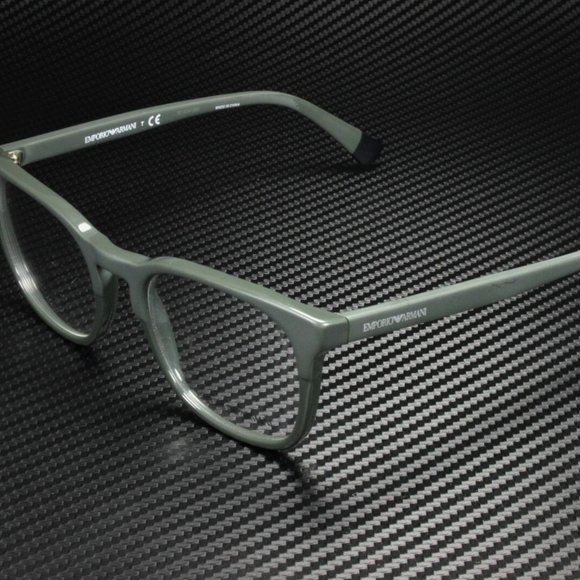 Emporio Armani Men's Matte Green Eyeglasses!